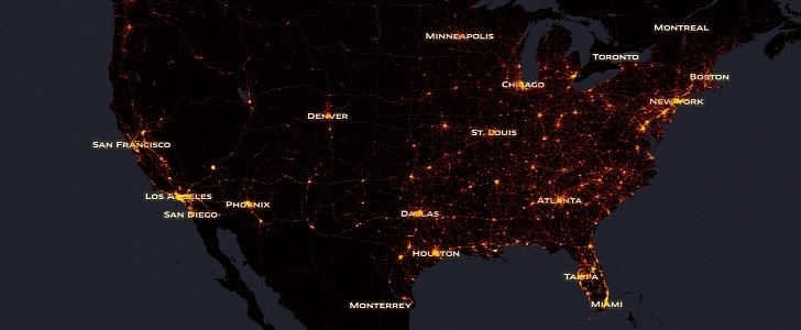 Traffic casualties in USA