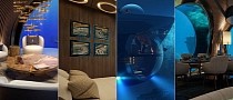 Interior Shots of the Nautilus Yacht Submarine Show a New Dimension of Rich Life