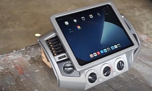 iPad Pro Installed in 2011 Toyota Tacoma Looks Like a Factory Head Unit