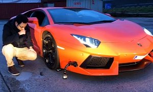 iPhone X vs. Lamborghini Aventador Crush/Drop Test Has Surprising Results