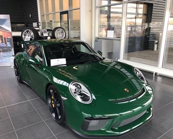 Irish Green Porsche