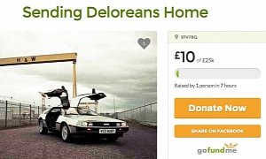 Irish Man Launches Crowdfunding Campaign to Buy and Restore DeLoreans in Belfast