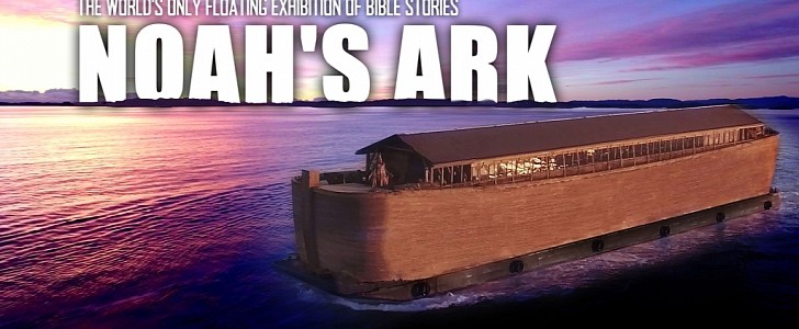 Noah's Ark is a biblical floating museum from the Netherlands, currently stuck in the UK because it's not seaworthy