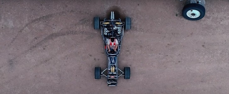 Porsche Boxster naked F1 car