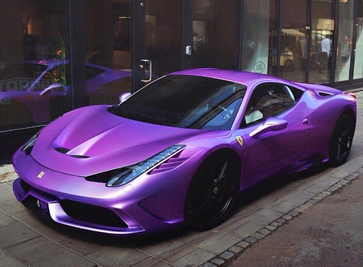 ferrari 458 purple
