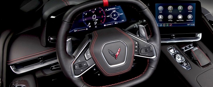 Chevrolet Corvette C8 steering wheel