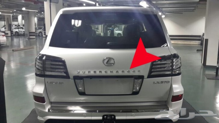 Lexus LX supercharged in Middle East