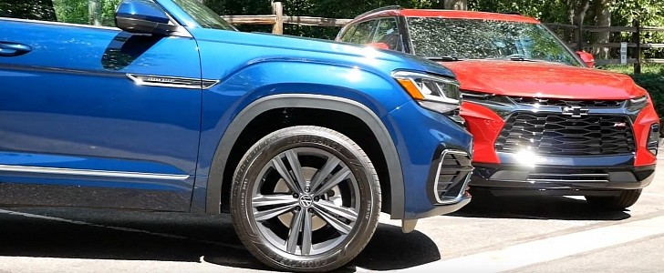 VW Atlas Cross Sport Takes on Chevy Blazer RS in Battle of the Sports SUV