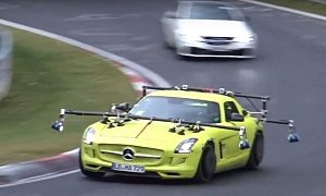 Is This a Mercedes-AMG GT EV Test Mule? SLS AMG Electric Drive Hits Nurburgring