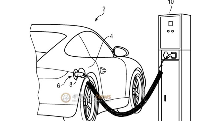 Porsche 911 Hybrid Patent Drawing