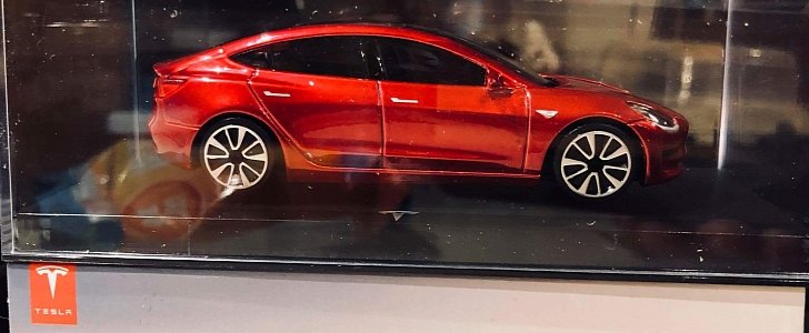 Tesla Model 3 diecast model