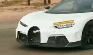 Is This the Bugatti Chiron Superleggera? Prototype Spotted in Traffic