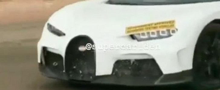 Bugatti Chiron Superleggera testing 