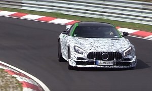 Is This The Mercedes-AMG GT "53"? Prototype Has Odd Straight-Six Soundtrack