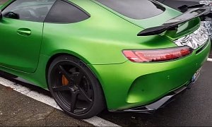 Is This The Mercedes-AMG GT Black Series? Prototype Fights Porsche 911 GT2 RS
