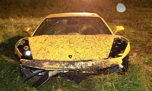 Violent Lamborghini Gallardo Crash in Germany