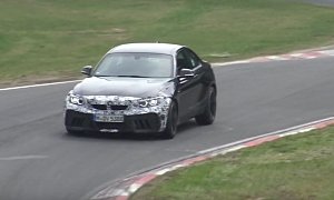 Is This the Rumored BMW M2 CS Testing Its M4 Engine on the Nurburgring?