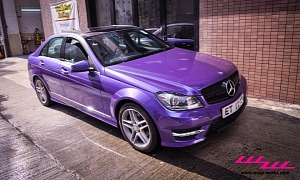 Is Violet a Good Color for This Mercedes C-Class? <span>· Video</span>