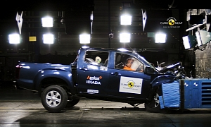 Isuzu D-Max Gets 4-Star Euro NCAP Safety Rating