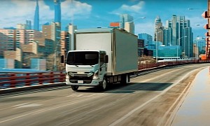 Isuzu Electrifies Logistics With the NRR EV Low Cab Forward Truck