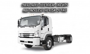 Isuzu Recalls Commercial Cab-Over Trucks for Increased Fire Risk From Wiring Damage