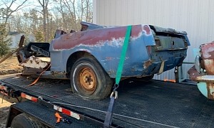 It May Be Hard to Believe, But This Huge Pile of Metal Was Once a Gorgeous 1966 Mustang
