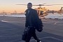 It Doesn't Get Any Cooler Than Usher Getting Out of a Private Helicopter in New York