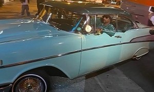 It Doesn't Get Any Cooler Than Snoop Dogg Chillin' in His '57 Bel Air