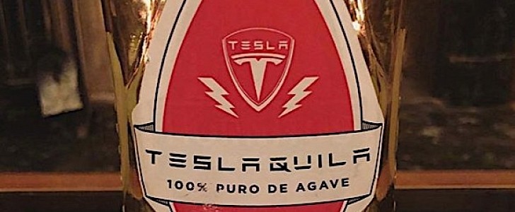 Teslaquila was no prank, Tesla will actually sell branded tequila