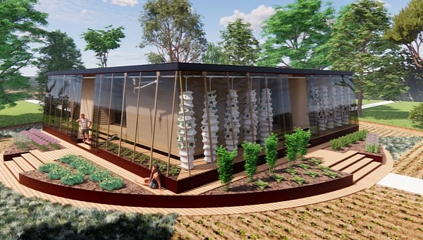 Itaca 3D-printed home is completely self-sufficient