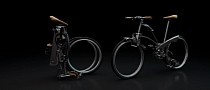 Italian Craftsmanship Meets Style and Innovation in Compact, Folding, Hubless Sadler Bike