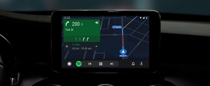 Google Maps dark mode on Android Auto