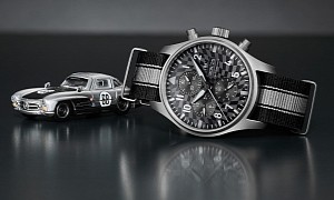 IWC and Hot Wheels Launch Super-Rare Mercedes-Benz Gullwing and Watch Set