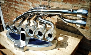 iPhone / iPod Docks Made from Car Exhausts: IXOOST