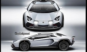 Jacked-Up Lamborghini Aventador Ultimae Wants to Show the Huracan Sterrato How It's Done