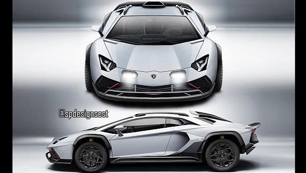 Lamborghini Aventador Sterrato - Rendering