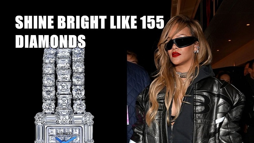 Rihanna wears $400,000 diamond watch on her ankle
