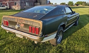 Jade Black 1969 Ford Mustang Mach 1 Hides a Healthy Surprise Under the Hood
