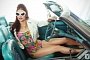 Jade Roper Does Retro Playboy Photo Shoot in Classic Mustang Convertible