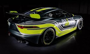 Jaguar And Invictus Games Racing Field F-Type SVR GT4 Racing Car