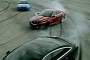 Jaguar at Play Commercial Displays Drifting
