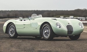 Jaguar C-Type Continuation First Customer Car Looks Like It Came Straight From the 1950s