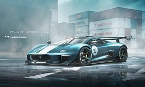 Jaguar C-X75-XJ220 Rendered as the Supercar the Company Dropped to Build EVs