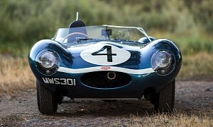 Jaguar D-Type XKD 501 Raced by Ecurie Ecosse Heads to Auction