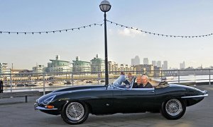 Jaguar E-Type 50th Anniversary Celebration Rocks London