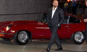Jaguar E-Type Brings Jason Statham to The Mechanic Premiere