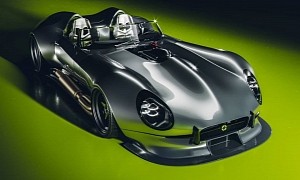 Jaguar E-Type "Hot Rod" Shows Retro-Futuristic Design