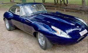 But Why? Jaguar E-Type Has Nissan 370Z Headlights and Taillights