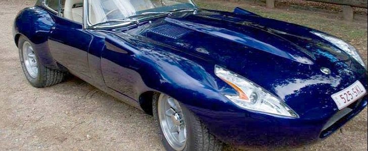 Jaguar E-Type With Nissan 370Z Headlights and Taillights: But Why?