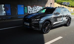 Jaguar F-Pace SUV Makes an Appearance in Tour de France Stage One
